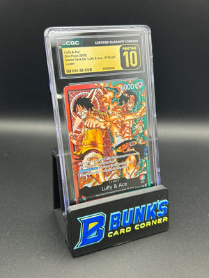 Luffy & Ace Leader ST30-001 CGC Pristine 10
