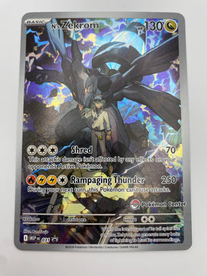 N's Zekrom Pokemon Center Promo NM