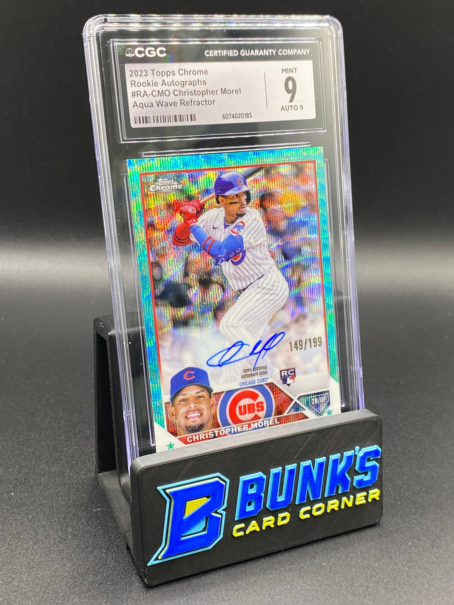 2023 Christopher Morel Aqua Wave Ref. 149/199 Rc Auto GC 9/9