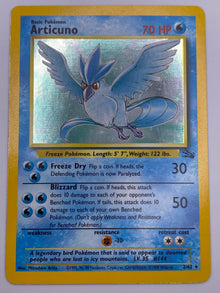 Articuno Holo Fossil LP-NM