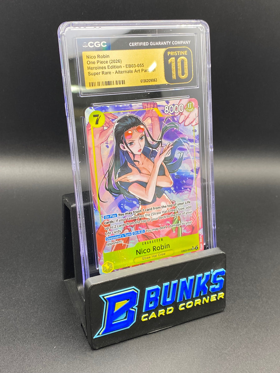 Nico Robin Super Rare Alt Art Parallel CGC PRISTINE 10