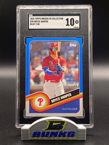 2020 Bryce Harper Blue 7/40 SGC 10 (Box 14)