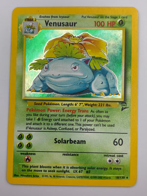 Venusaur Holo Base Set 2 LP-MP