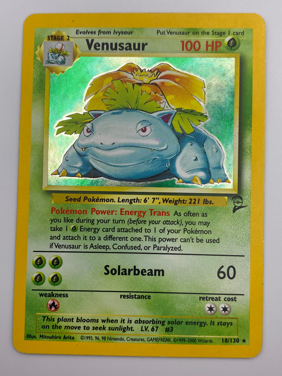 Venusaur Holo Base Set 2 LP-MP