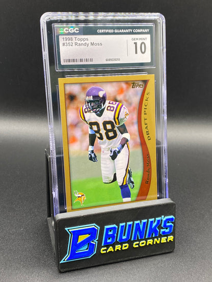1998 Randy Moss CGC 10