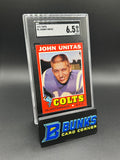 1971 Johnny Unitas Topps SGC 6.5