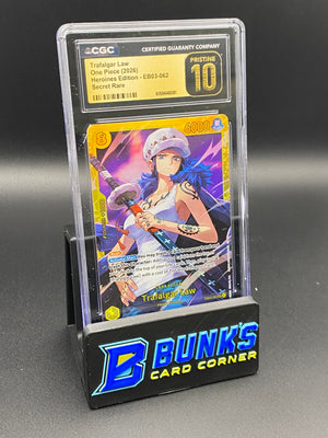 Trafalgar Law Secret Rare EB03-062 CGC PRISTINE 10
