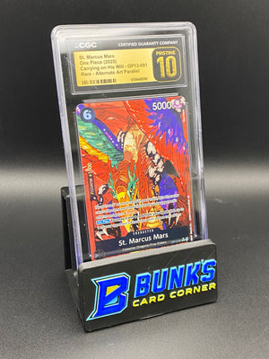 St. Marcus Mars Rare Alt Art Parallel OP13-091 CGC PRISTINE 10