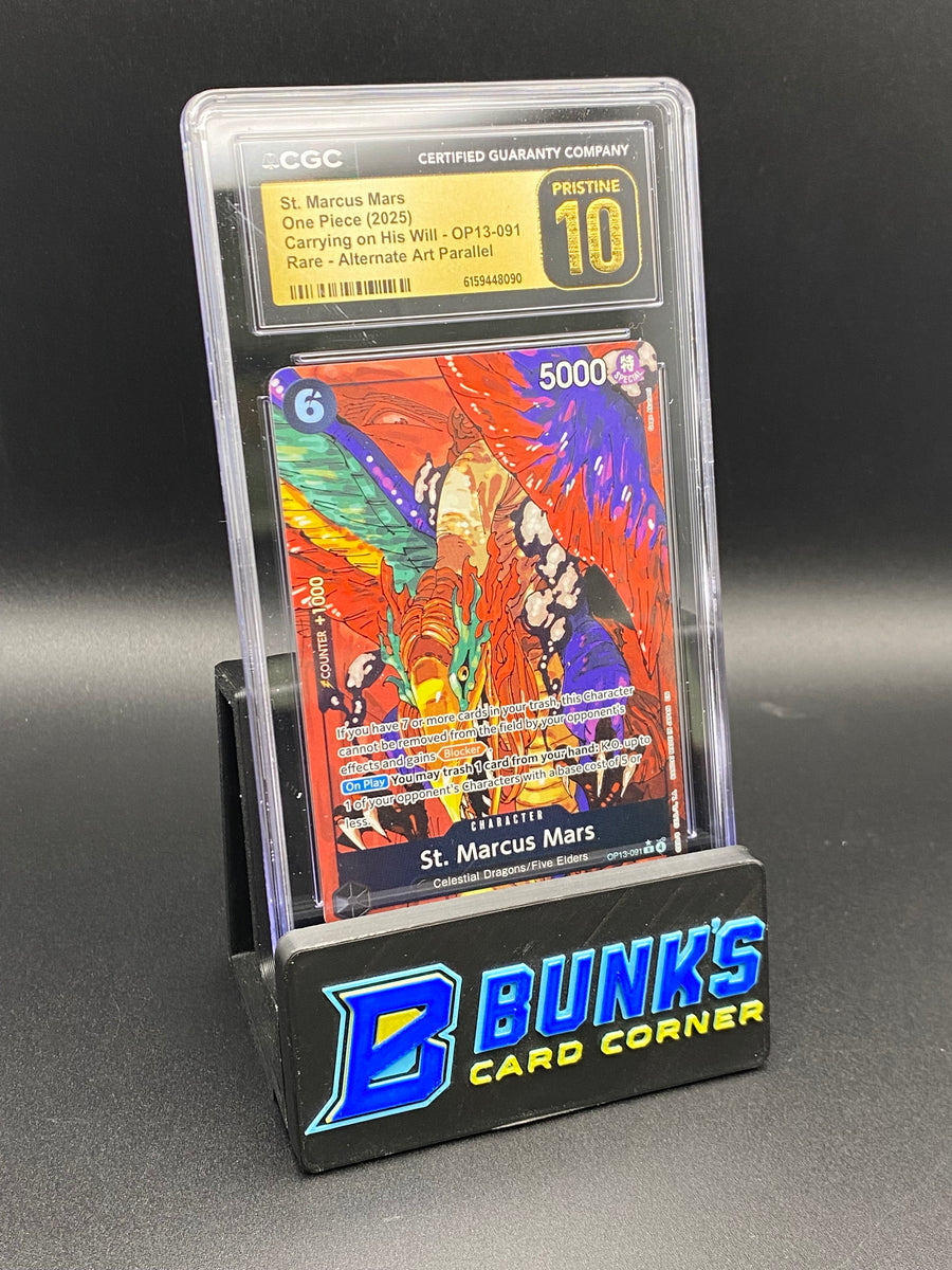 St. Marcus Mars Rare Alt Art Parallel OP13-091 CGC PRISTINE 10