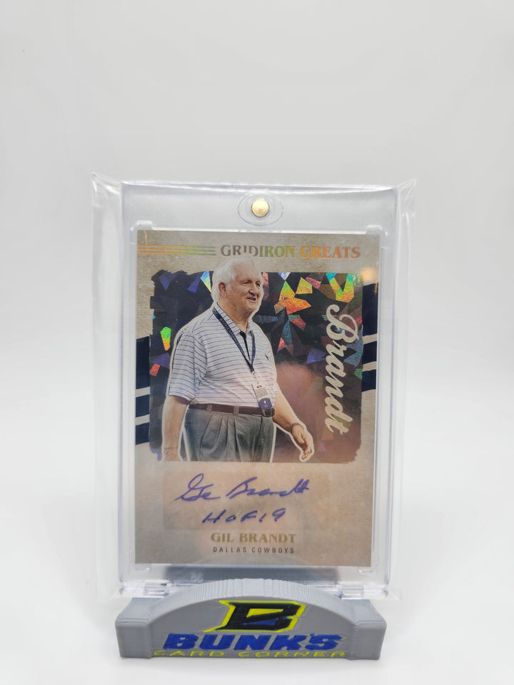 2022 Donruss Football  Gil Brandt Autograph W/HOF 2109 Inscription