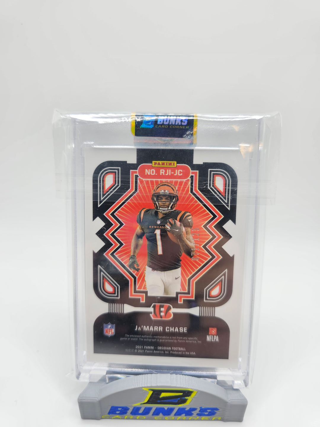 Ja'marr Chase 2021 Obsidian RPA #71/125