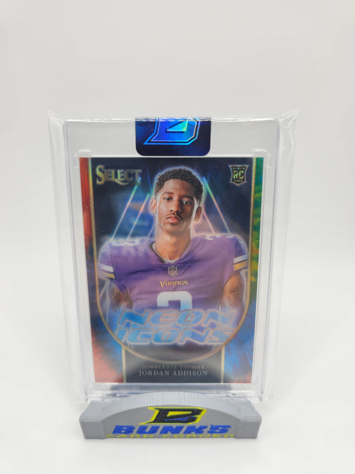 2023 Jordan Addison Select Neon Icons RC #5/25