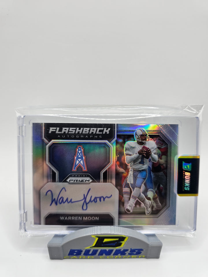 2022 Warren Moon Prizm Silver Autograph #45/99