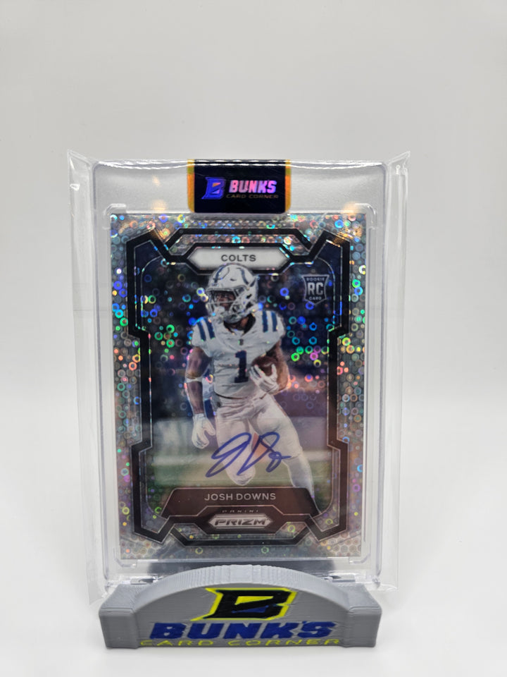 2023 Josh Downs Prizm Disco Autograph