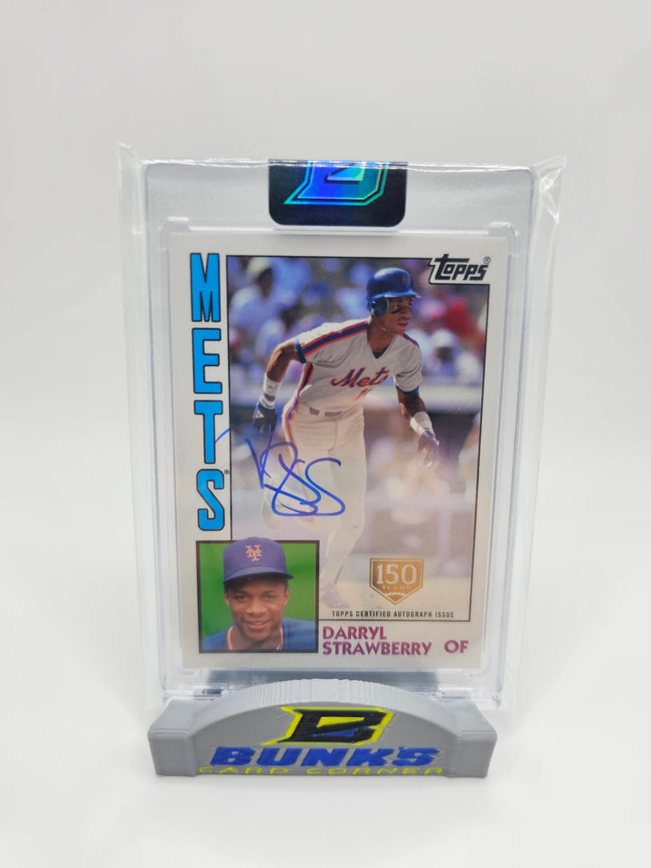 2019 Topps Daryl Strawberry On Card Autograph #140/150