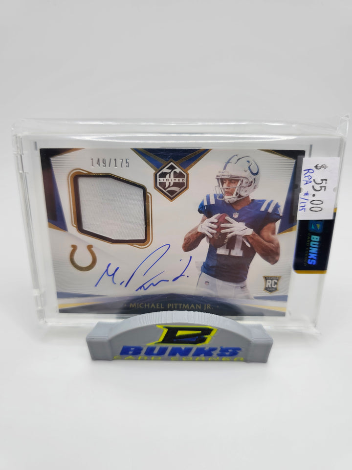 2020 Michael Pittman JR Limited RPA on Card Autograph #149/175