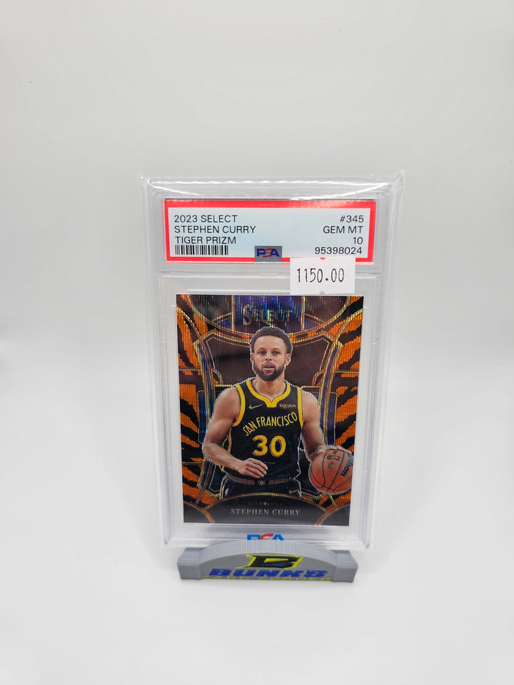 2023 Select Steph Curry Tiger Prizm 🐅 Mezzanine PSA 10 💎