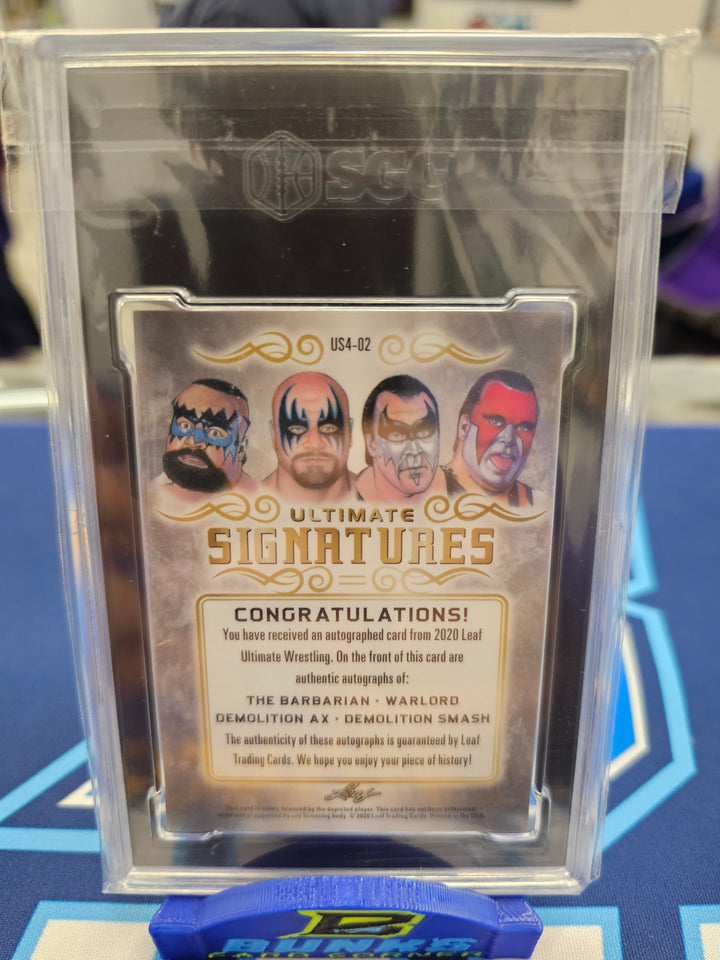 2020 Leaf Ultimate Wrestling Ultimate Signatures