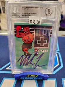 2024 Mike Tyson Fiterman Sports Exclusive Autograph