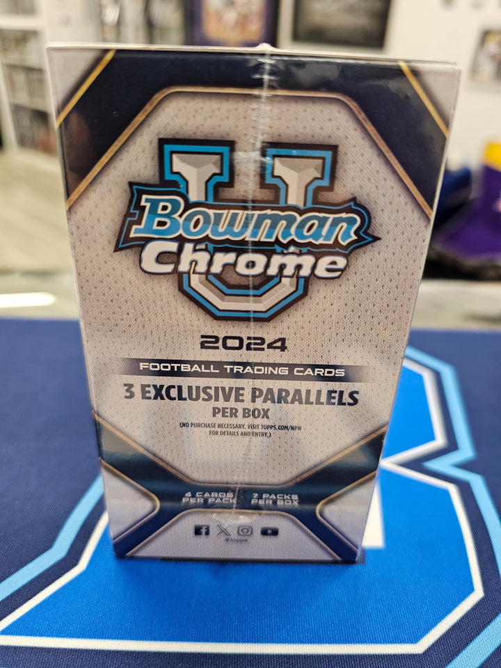 Topps 2024 Bowman Chrome U Football- 3 Exclusive Parallels