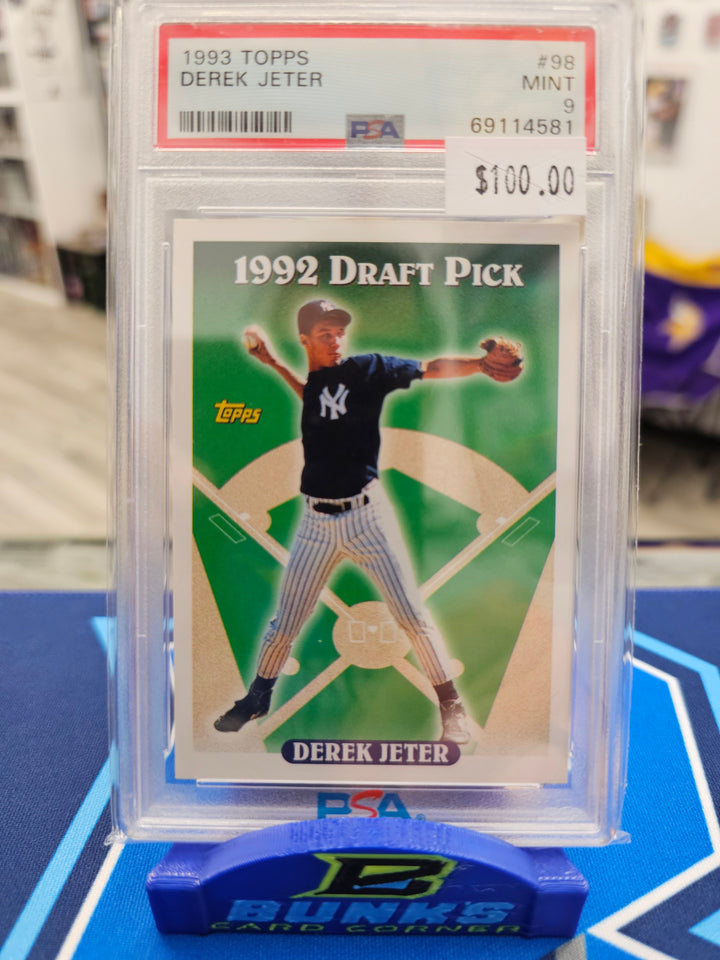 1993 Derek Jeter Topps RC PSA 9