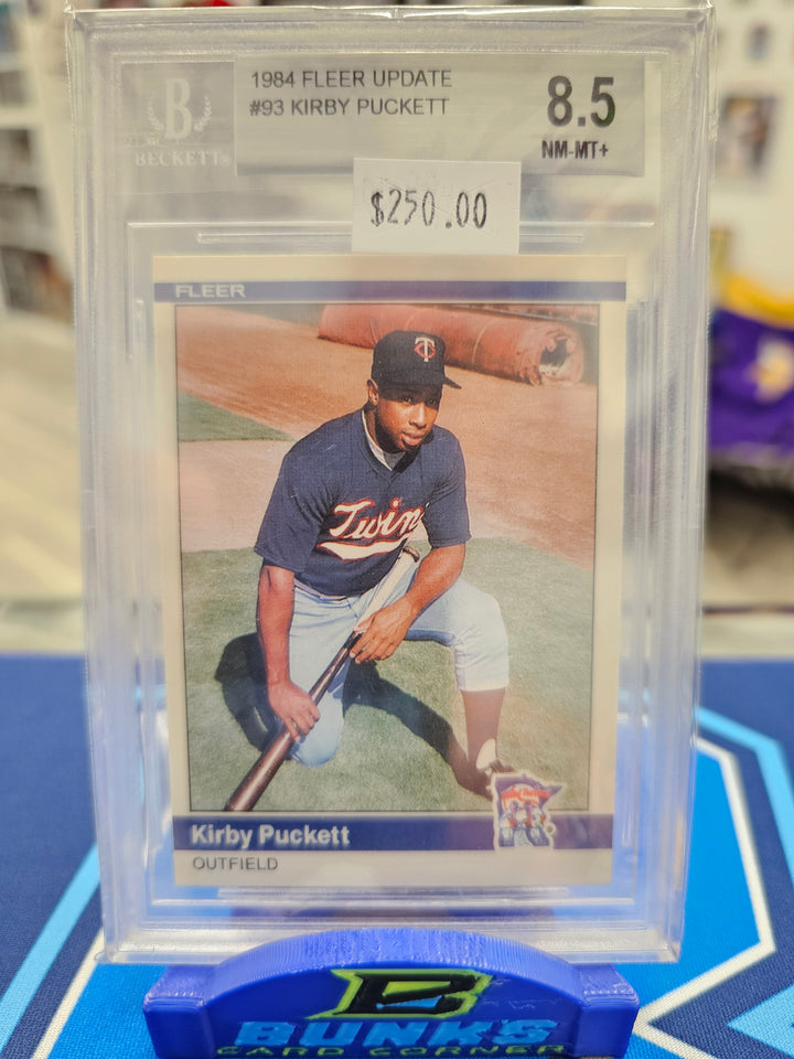 1984 Kirby Puckett Fleer Update Rookie Card 🔥