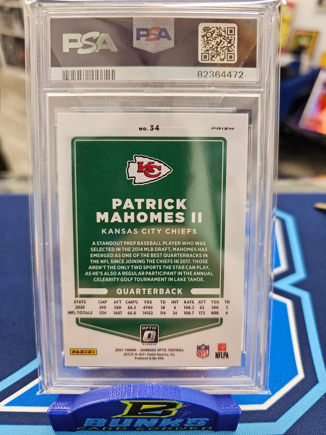 2021 Patrick Mahomes Optic Holo