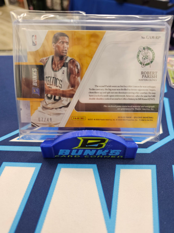 2020 Robert Parish Opulence Basketball 🏀  Autograph 🖊 #7/49