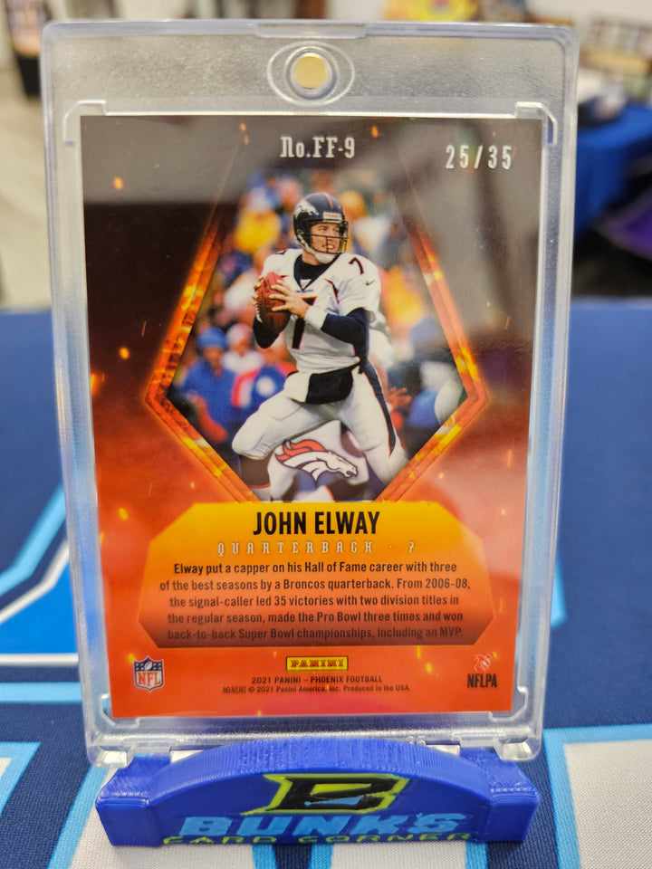 2021 John Elway Phoenix Fire Forged #25/35