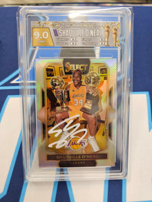 2016-17 Shaquille O'neal Select Silver Prizm Autograph