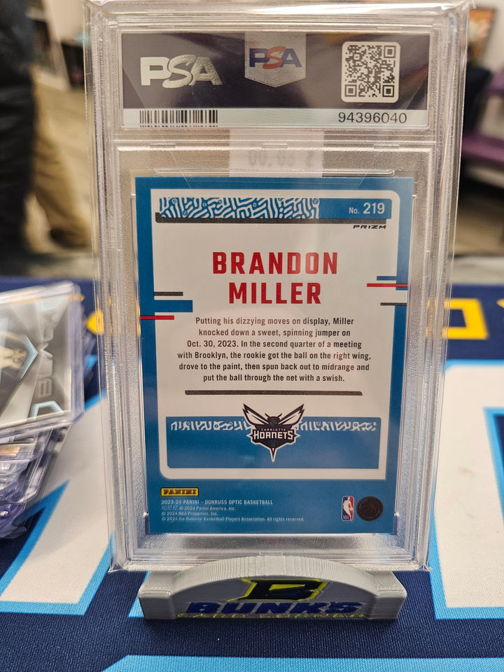 2023 Brandon Miller Optic Hyper Pink PSA 10 💎