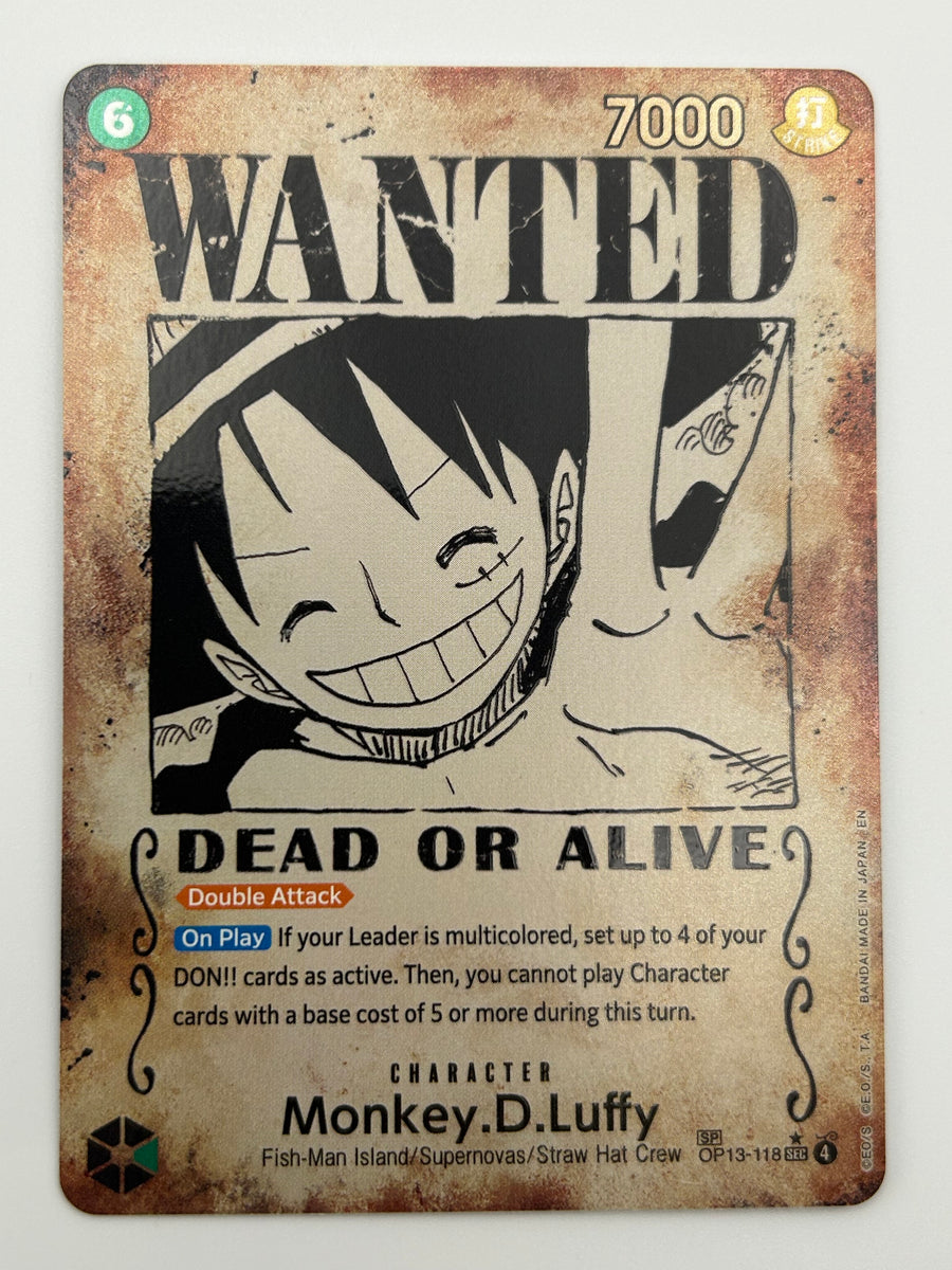 Monkey D. Luffy SP Wanted Poster NM