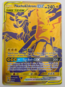 Pikachu & Zekrom Gx Tag Team Promo NM