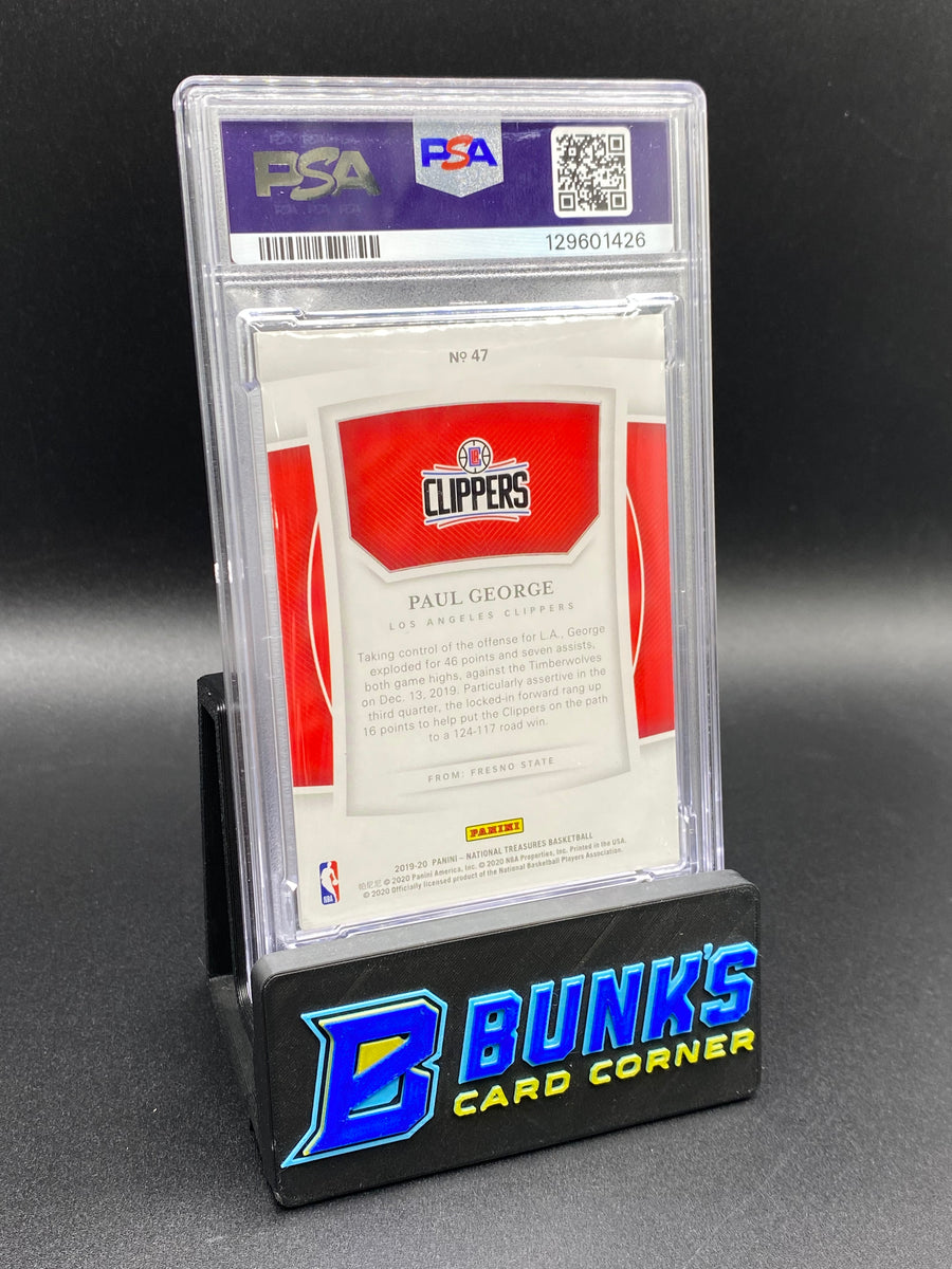 2019 Paul George National Treasures 25/99 PSA 10
