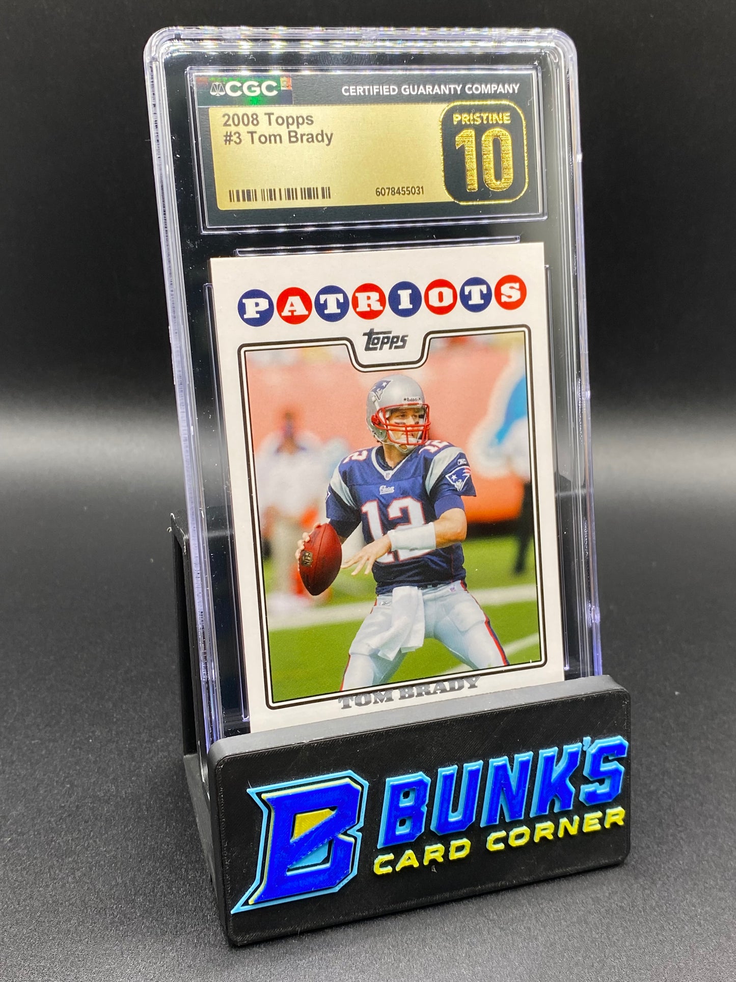 2008 Tom Brady CGC PRISTINE 10