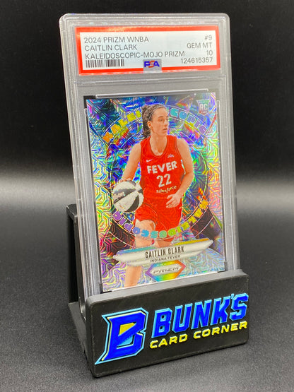 2024 Caitlin Clark Kaleidoscopic Mojo PSA 10