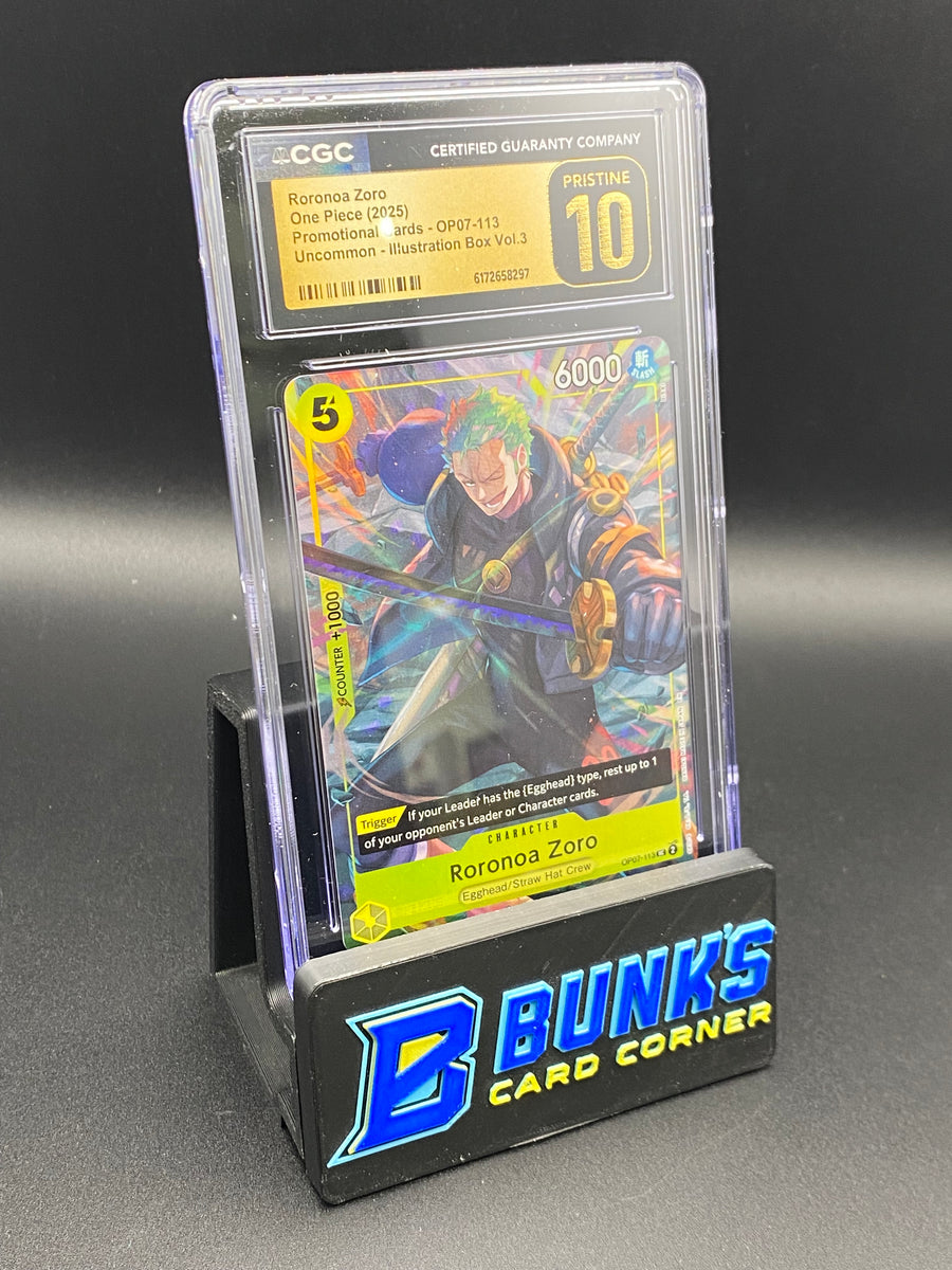 Roronoa Zoro Promo CGC PRISTINE 10