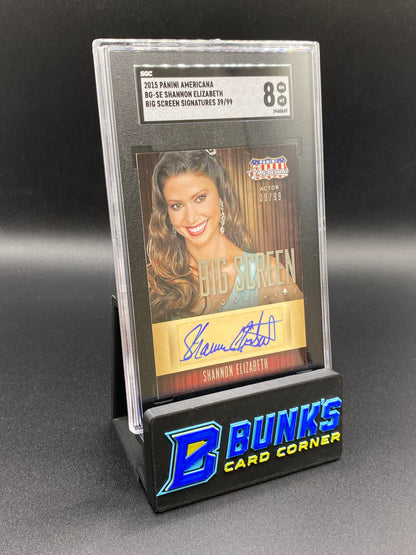 2015 Shannon Elizabeth Big Screen Sig. 39/99 SGC 8