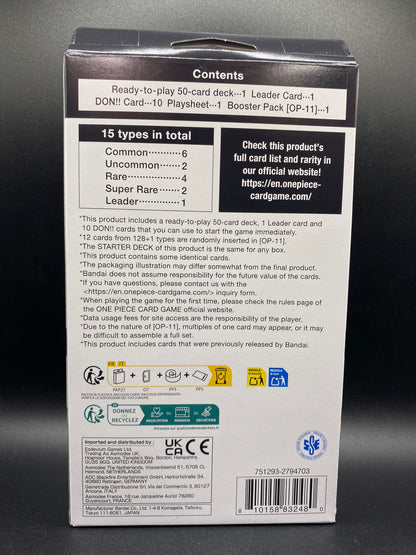 One Piece Starter Deck Black Marshall D Teach