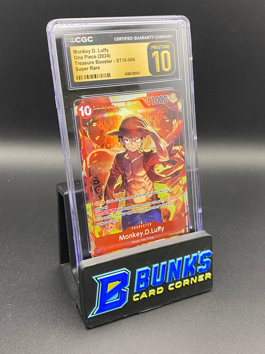 Monkey D. Luffy Super Rare ST10-006 CGC PRISTINE 10