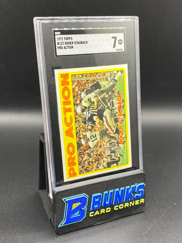 1972 Roger Staubach Pro action SGC 7