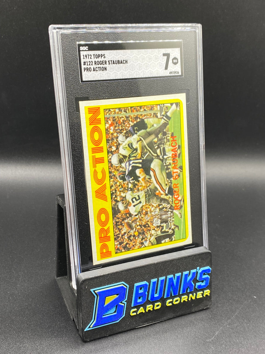 1972 Roger Staubach Pro action SGC 7