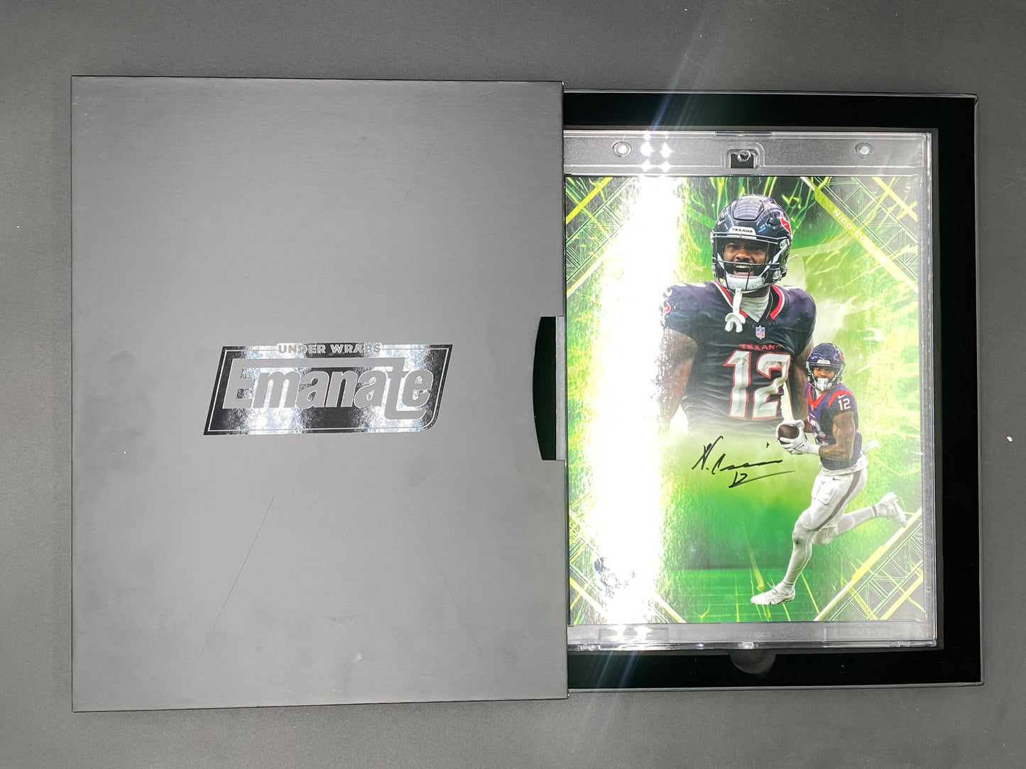 Nico Collins Auto Under Wraps Emanate