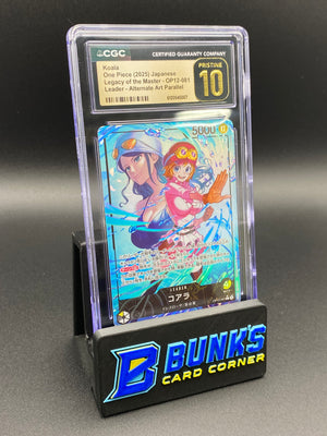 Koala Leader Alt Art Parallel OP12 CGC PRISTINE 10 Japanese