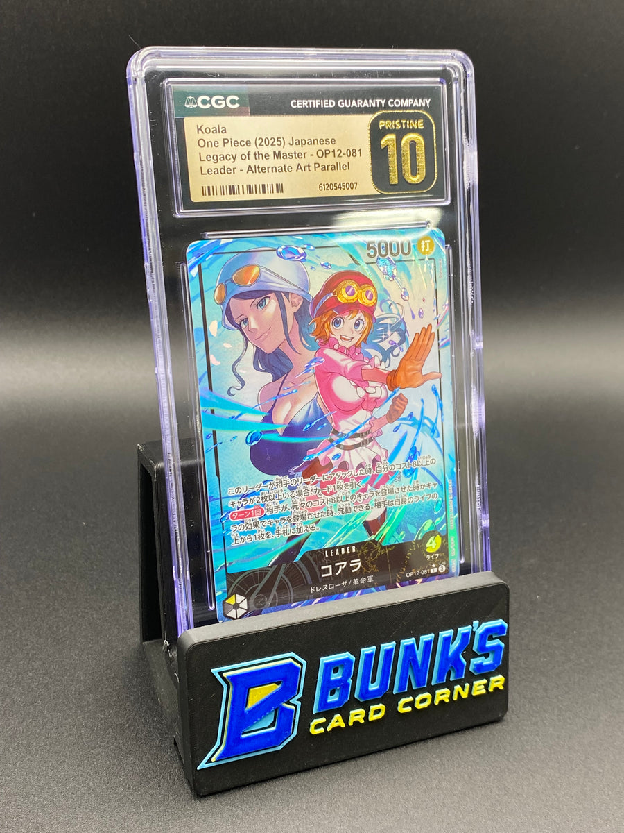 Koala Leader Alt Art Parallel OP12 CGC PRISTINE 10 Japanese