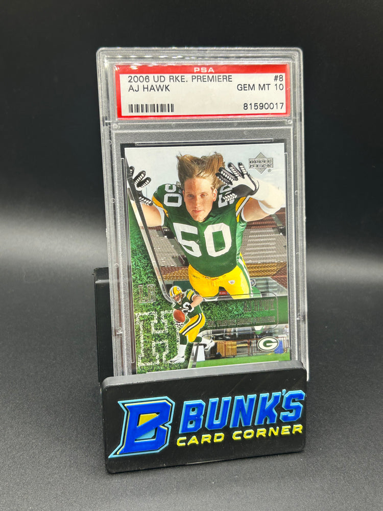 2006 AJ Hawk Premiere Upper Deck PSA 10
