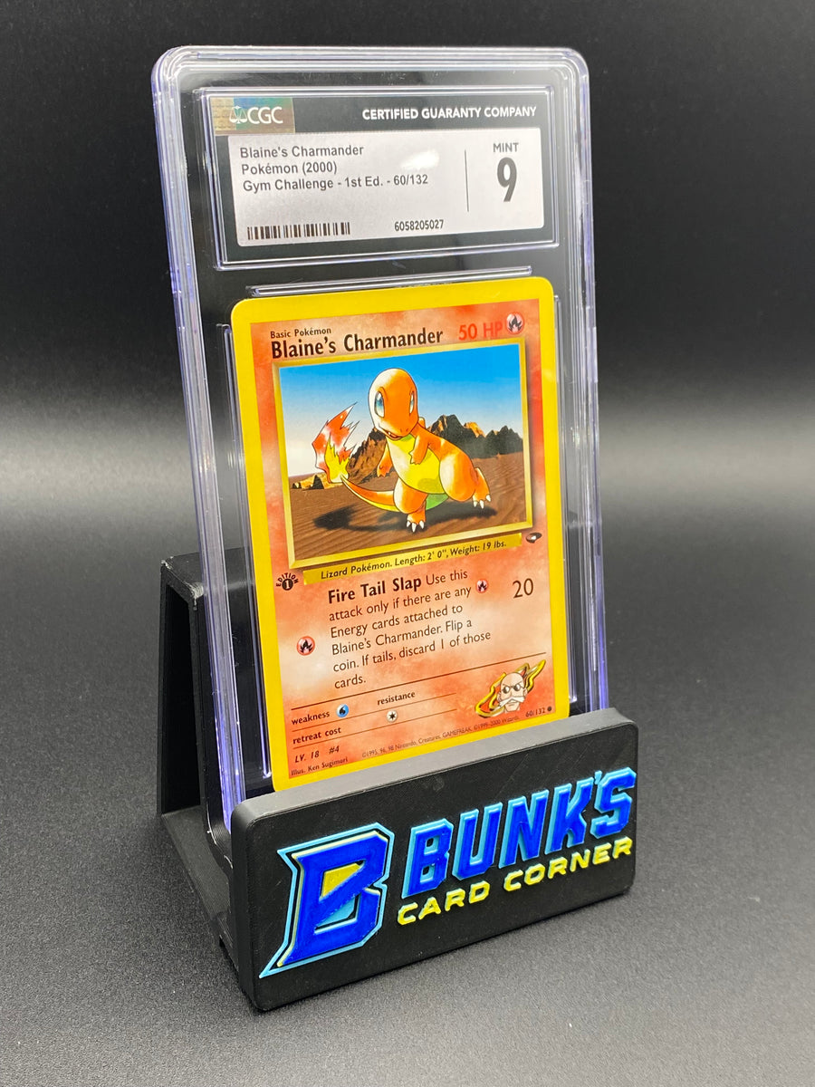 Blaine's Charmander Gym Challenge 1st Edition CGC 9