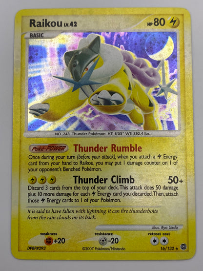 Raikou LV. 42 Holo Bleed Secret Wonders LP – Bunk's Card Corner
