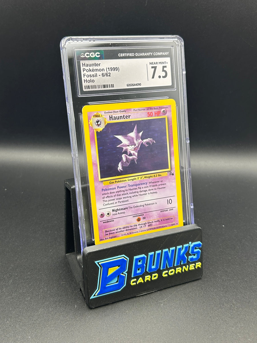 Haunter Holo Fossil CGC 7.5