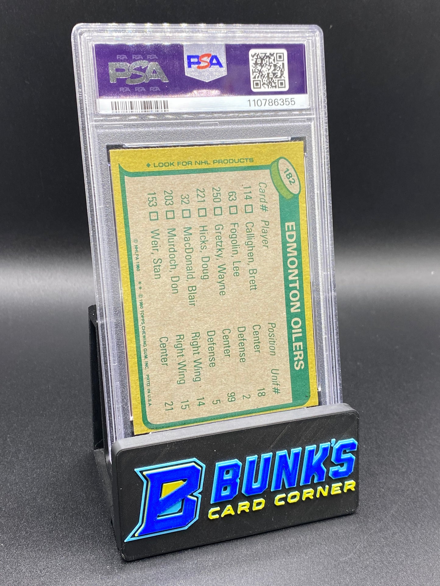 1980 Wayne Gretzky Checklist PSA 7